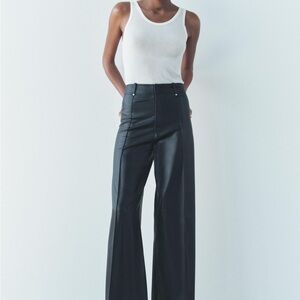 Zara Black Wide Leg Pants
